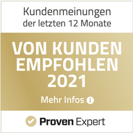 Proven Expert Siegel 2021 - Empfohlener Immobilienmakler in Dresden
