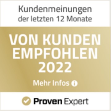 Proven Expert Siegel 2022 - Empfohlener Immobilienmakler in Dresden